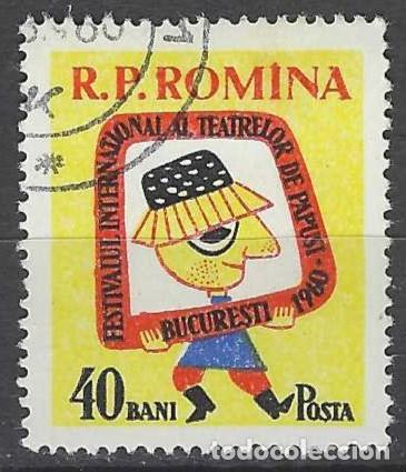 Sellos: RUMAN&Iacute;A 1960 - FESTIVAL INTERNACIONAL DE T&Iacute;TERES - USADO