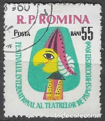 Sellos: RUMAN&Iacute;A 1960 - FESTIVAL INTERNACIONAL DE T&Iacute;TERES - USADO