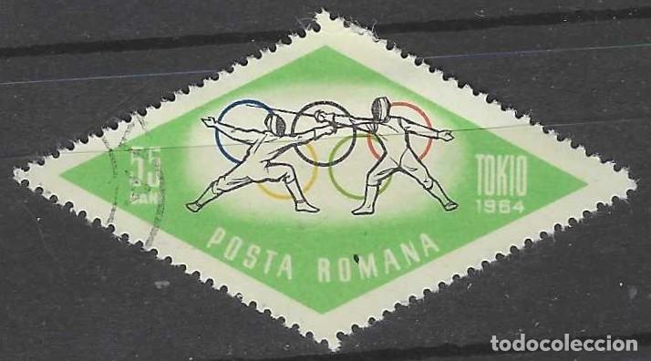 Briefmarken: RUMAN&Iacute;A 1964 - JJOO DE TOKIO - USADO