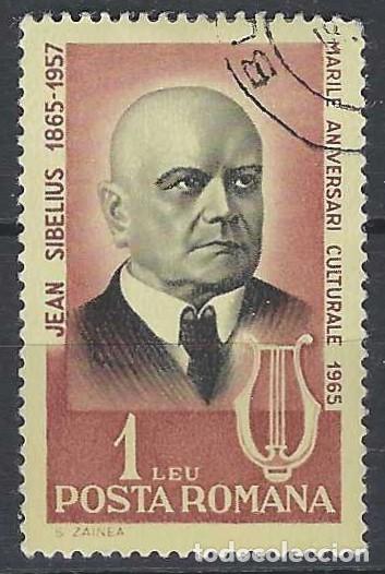 Sellos: RUMAN&Iacute;A 1965 - PERSONAJES - USADO