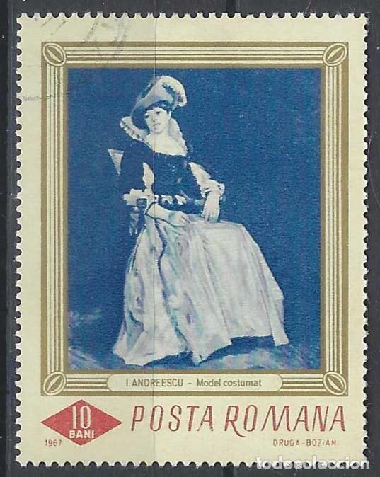 Sellos: RUMAN&Iacute;A 1967 - PINTURA - USADO