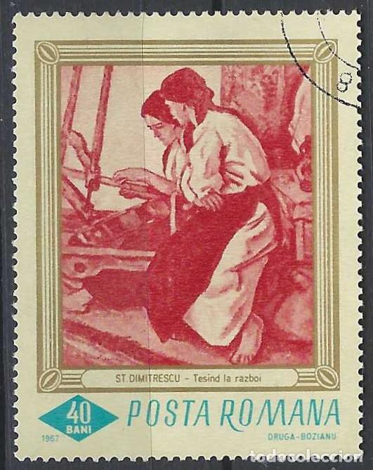 Sellos: RUMAN&Iacute;A 1967 - PINTURA - USADO