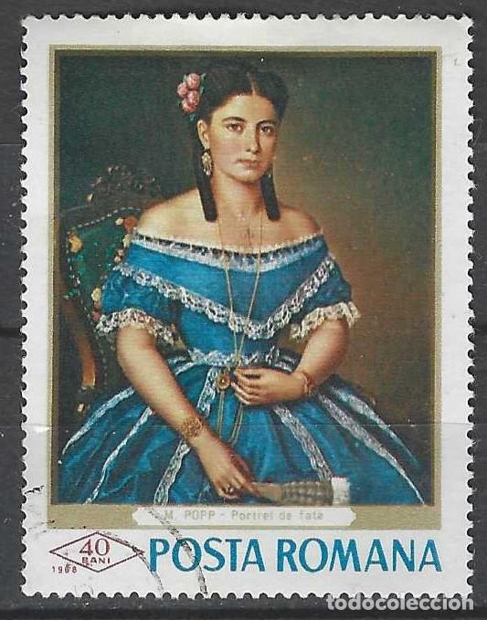 Sellos: RUMAN&Iacute;A 1968 - PINTURA - USADO