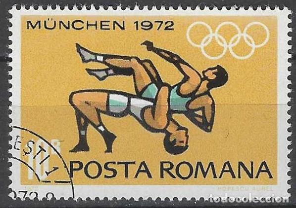 Sellos: RUMAN&Iacute;A 1972 - JJOO DE MUNICH - USADO