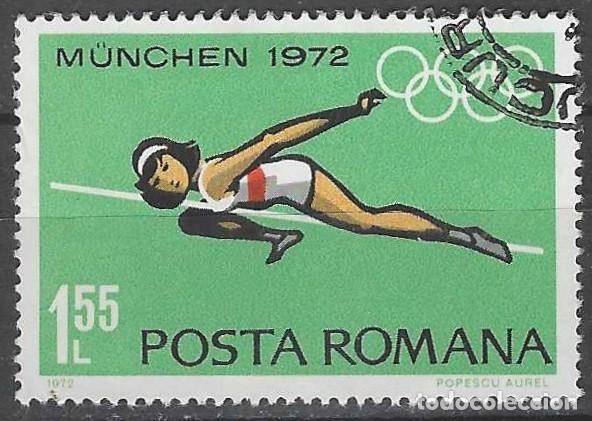 Sellos: RUMAN&Iacute;A 1972 - JJOO DE MUNICH - USADO