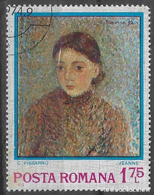 Sellos: RUMAN&Iacute;A 1974 - PINTURA - USADO