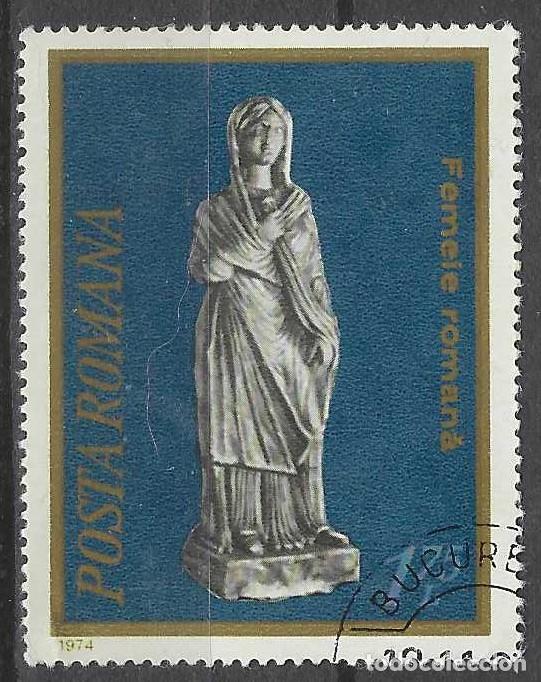 Sellos: RUMAN&Iacute;A 1974 - DESCUBRIMIENTOS ARQUEOL&Oacute;GICOS - USADO