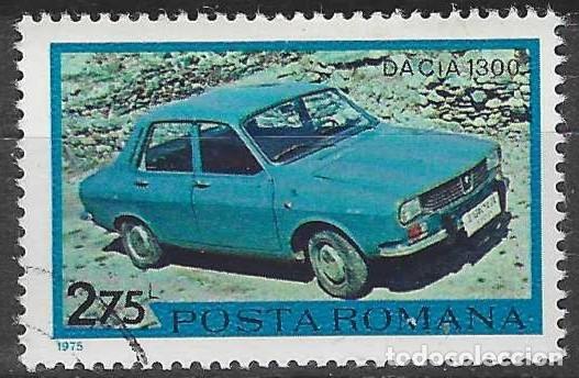 Sellos: RUMAN&Iacute;A 1975 - INDUSTRIA AUTOMOVIL&Iacute;STICA RUMANA, P.K.W.&rdquo;DACIA 1300&rdquo; - USADO