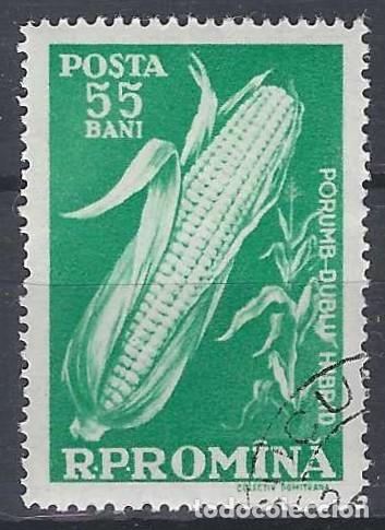 Sellos: RUMAN&Iacute;A 1959 - 10&ordm; ANIV. DE LA COLECTIVIZACI&Oacute;N AGR&Iacute;COLA - USADO