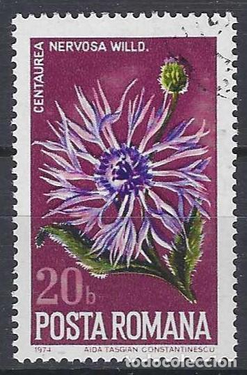 Sellos: RUMAN&Iacute;A 1974 - FLORES - USADO