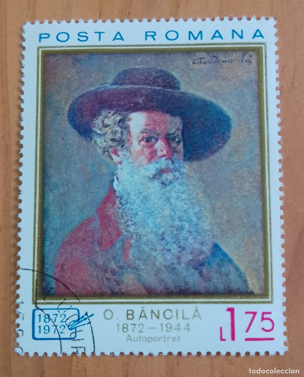 Sellos: RUMANIA - V/F 1,75 - O. B&Aacute;NCIL&Aacute;, 1872.1944 - ARTE, PINTURA