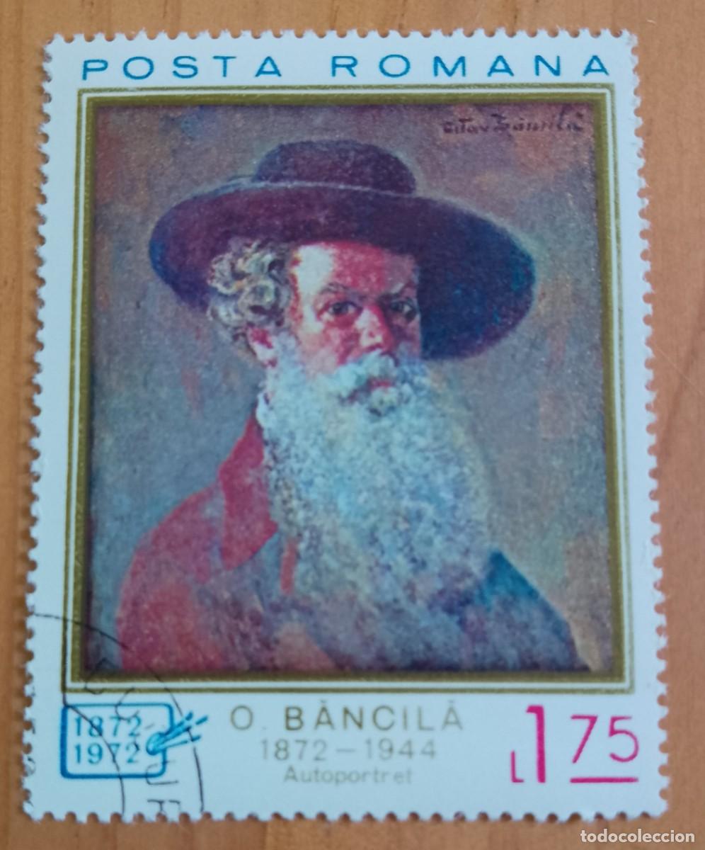 Sellos: RUMANIA - V/F 1,75 - O. B&Aacute;NCIL&Aacute;, 1872.1944 - ARTE, PINTURA