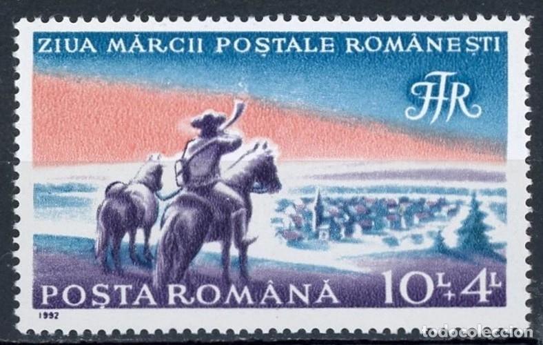 Sellos: Rumania 1992 IVERT 4015 *** D&iacute;a del Sello