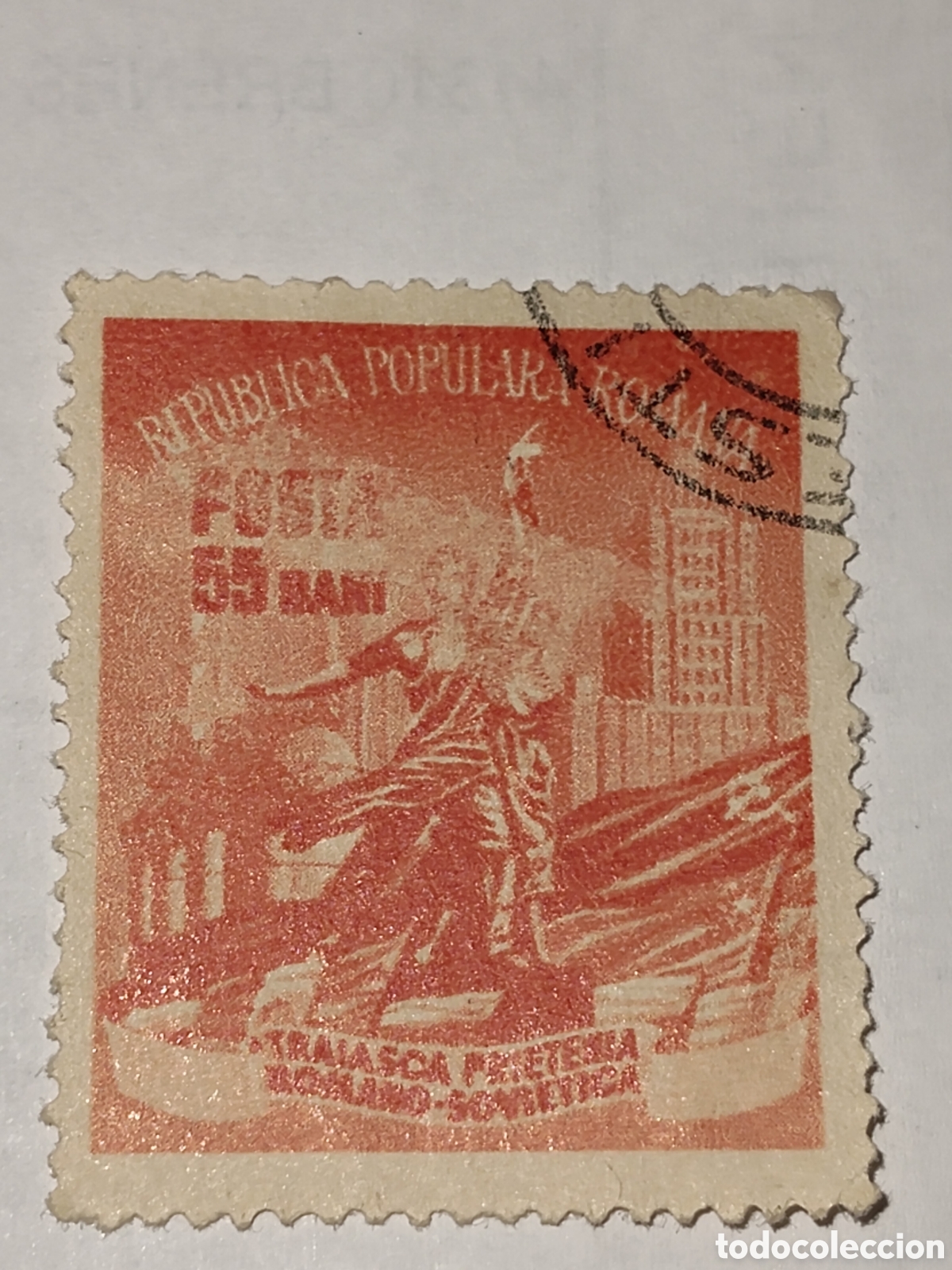 Sellos: Sello de Ruman&iacute;a amistad Rumano-Sovietica 1952