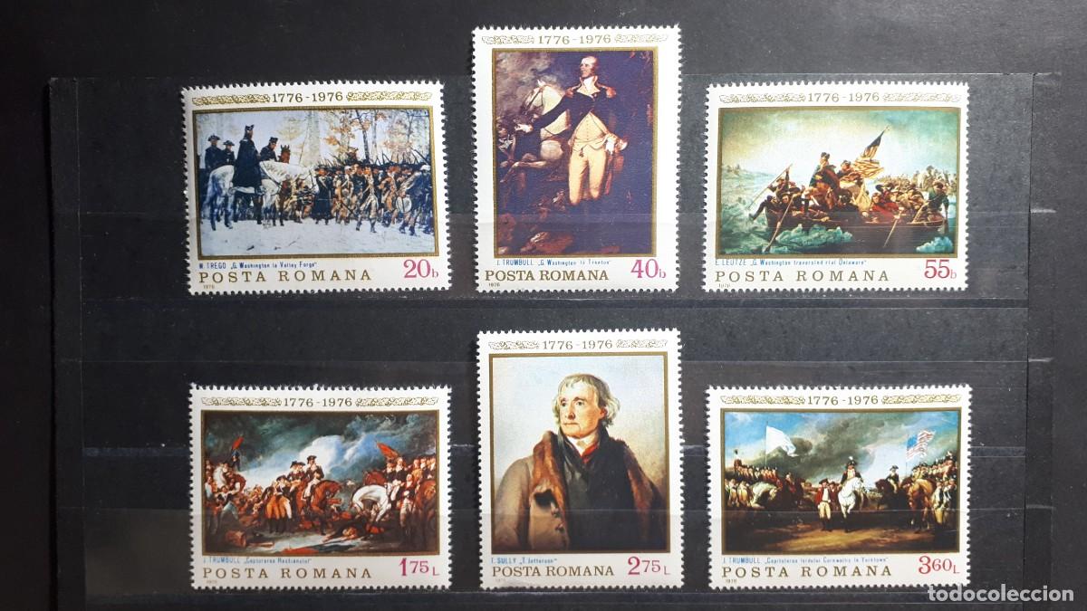 Sellos: RUMAN&Iacute;A. A&Ntilde;O 1976. **. Edifil 2943/8