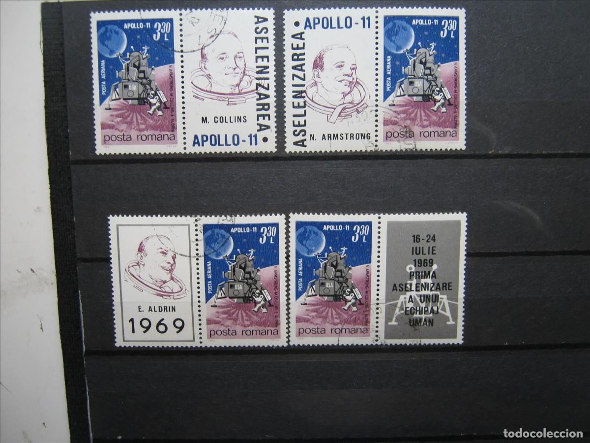 Sellos: RUMAN&Iacute;A 1969 SELLOS DE YVERT HB HOJA BLOQUE 73 EN PAREJAS USADOS LUJO.