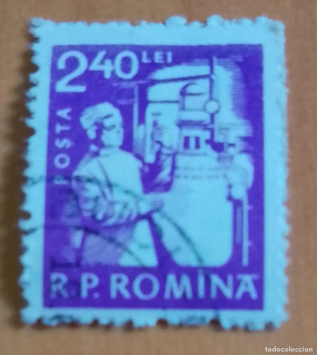 Sellos: RUMANIA - V/F 2,40 LEI - QU&Iacute;MICO, INVESTICACI&Oacute;N.- VER DESCRIPCI&Oacute;N.