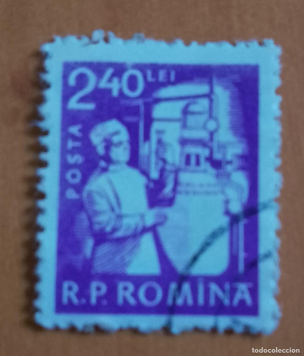 Sellos: RUMANIA - V/F 2,40 LEI - QU&Iacute;MICO, INVESTICACI&Oacute;N.- VER DESCRIPCI&Oacute;N.