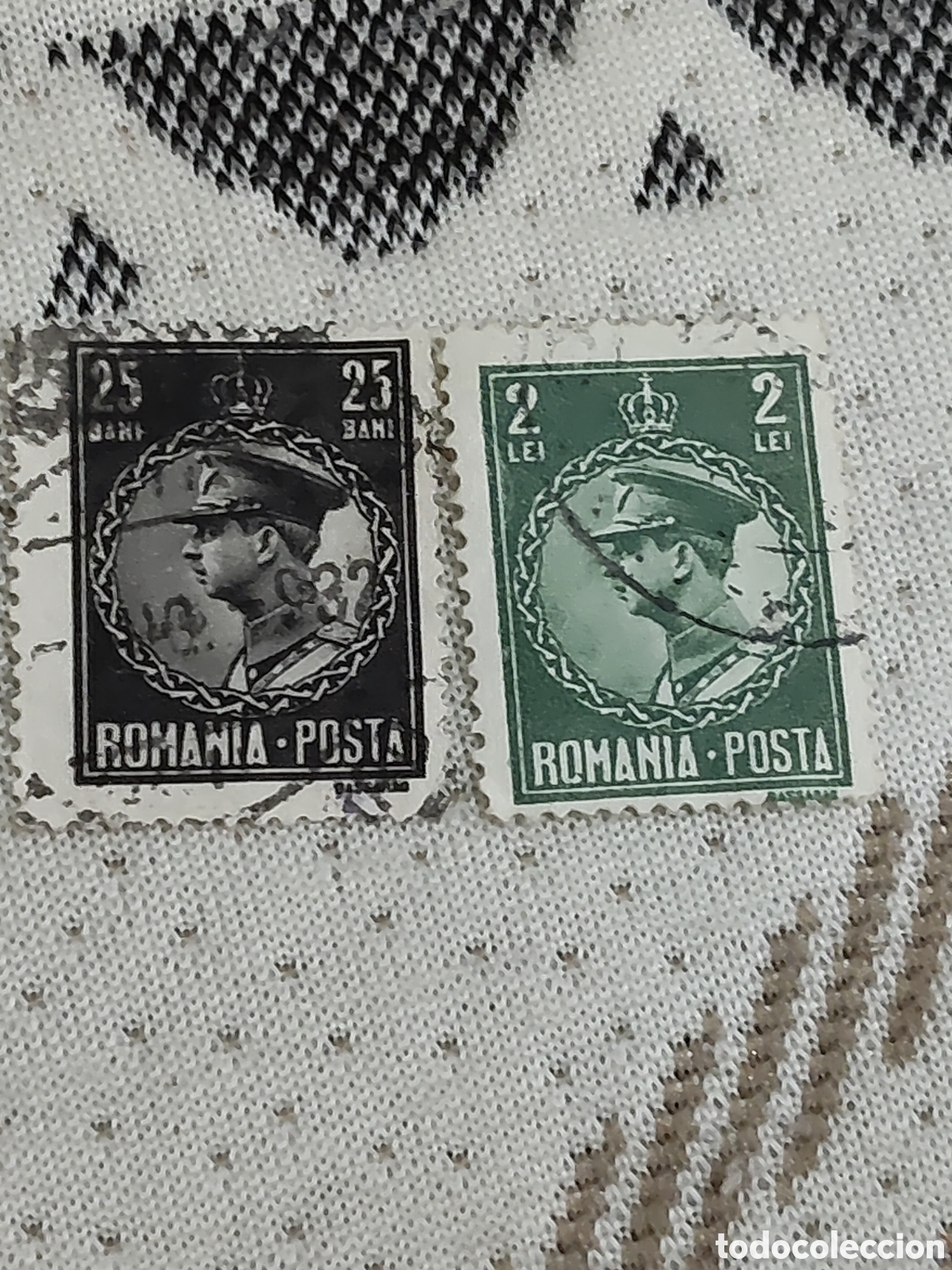 Sellos: 2 Sellos de Ruman&iacute;a Rey Carol ll 1930-37 usados