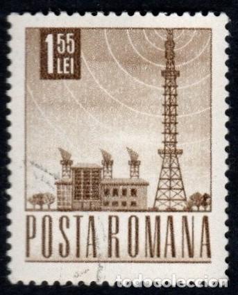 Sellos: Ruman&iacute;a. Torre TV. 1971. YT-2636. Nuevo. Matasello de cortes&iacute;a,