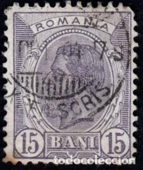 Sellos: Ruman&iacute;a. Carlos I. 1900-08. YT-131. Usado