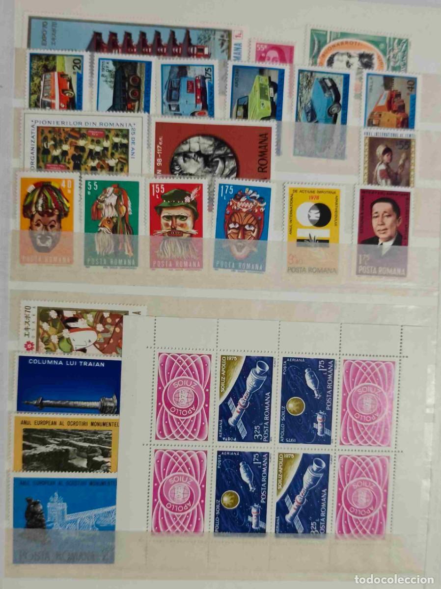 Sellos: 22 SELLOS NUEVOS DE RUMANIA + HB APOLO-SOYUZ 1975 - LOS DE LA FOTO
