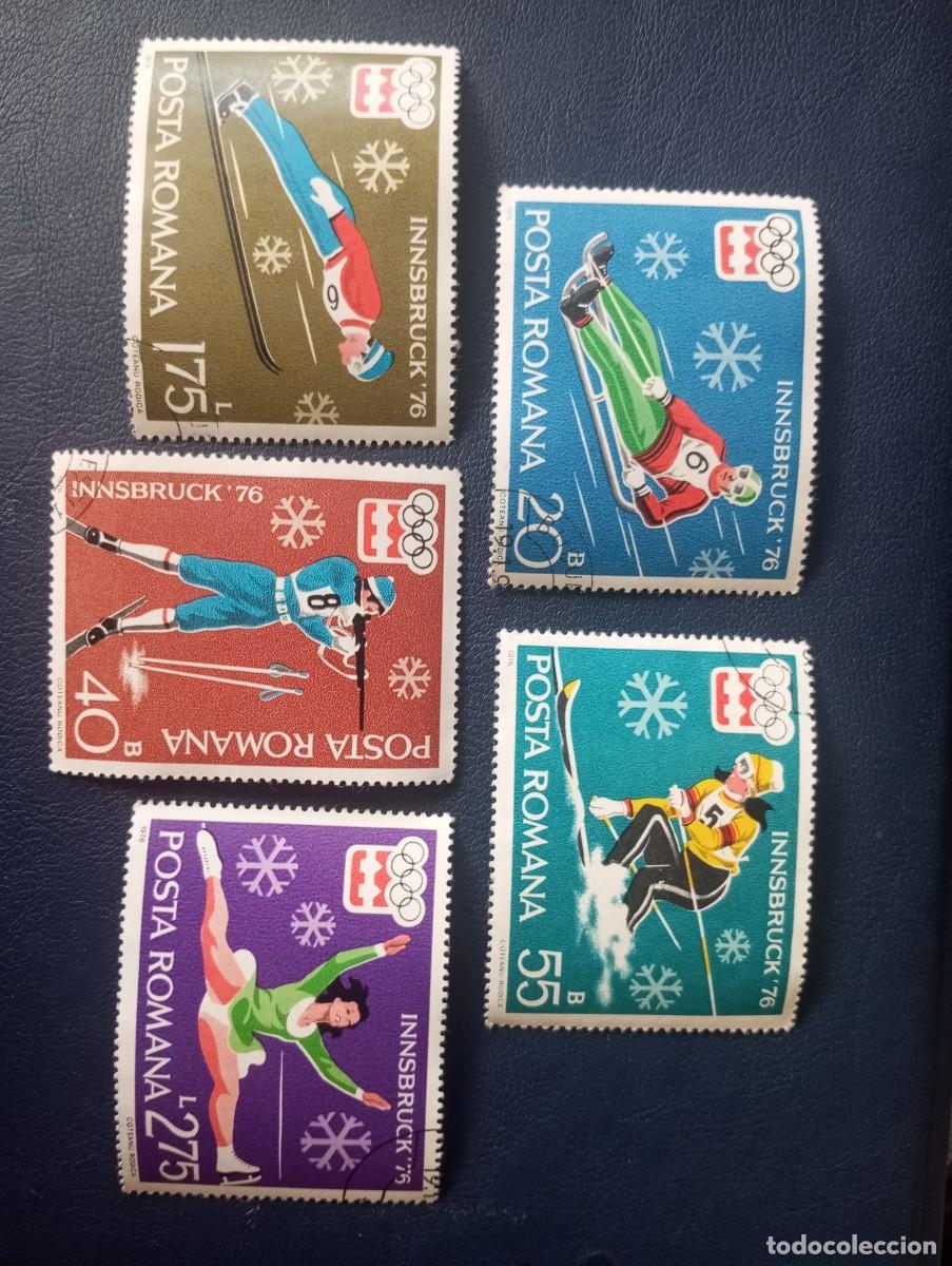 Sellos: RUMANIA, 1976, OLIMPIADAS DE INSBRUCK