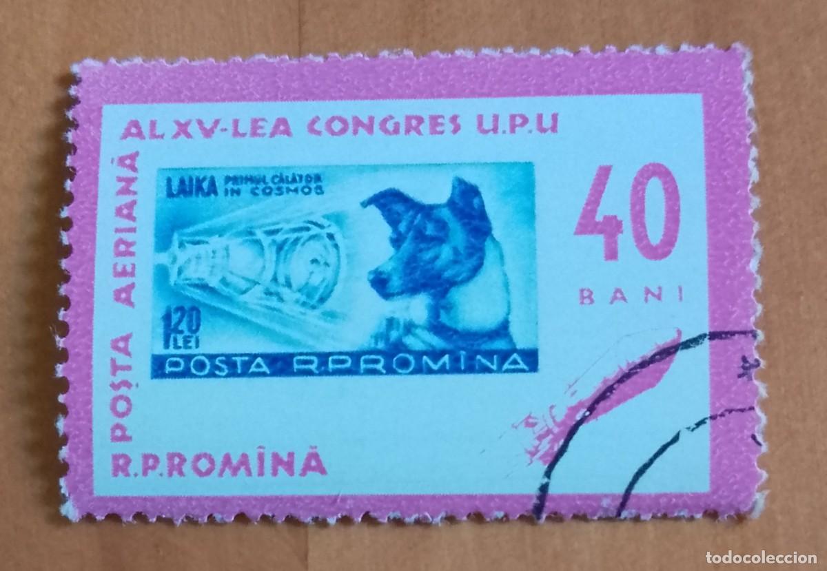 Sellos: RUMANIA - V/F 40 BANI - XV CONGRESO DE LA UNI&Oacute;N POSTAL UNIVERSAL U.P.U. - VER DESCRIPCI&Oacute;N