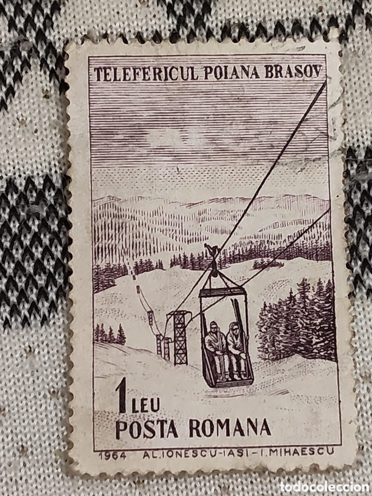 Sellos: Sello de Ruman&iacute;a telef&eacute;rico de Poiana Brasov 1964