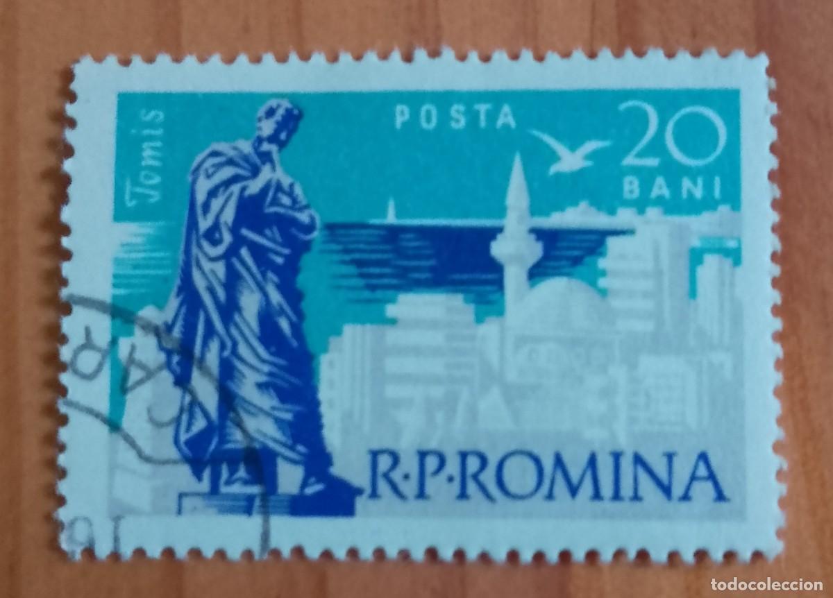 Sellos: RUMANIA - 20 BANI - A&Ntilde;O 1960 - IGLESIA DE TOMIS O DE TOMI - VER DESCRIPCI&Oacute;N.