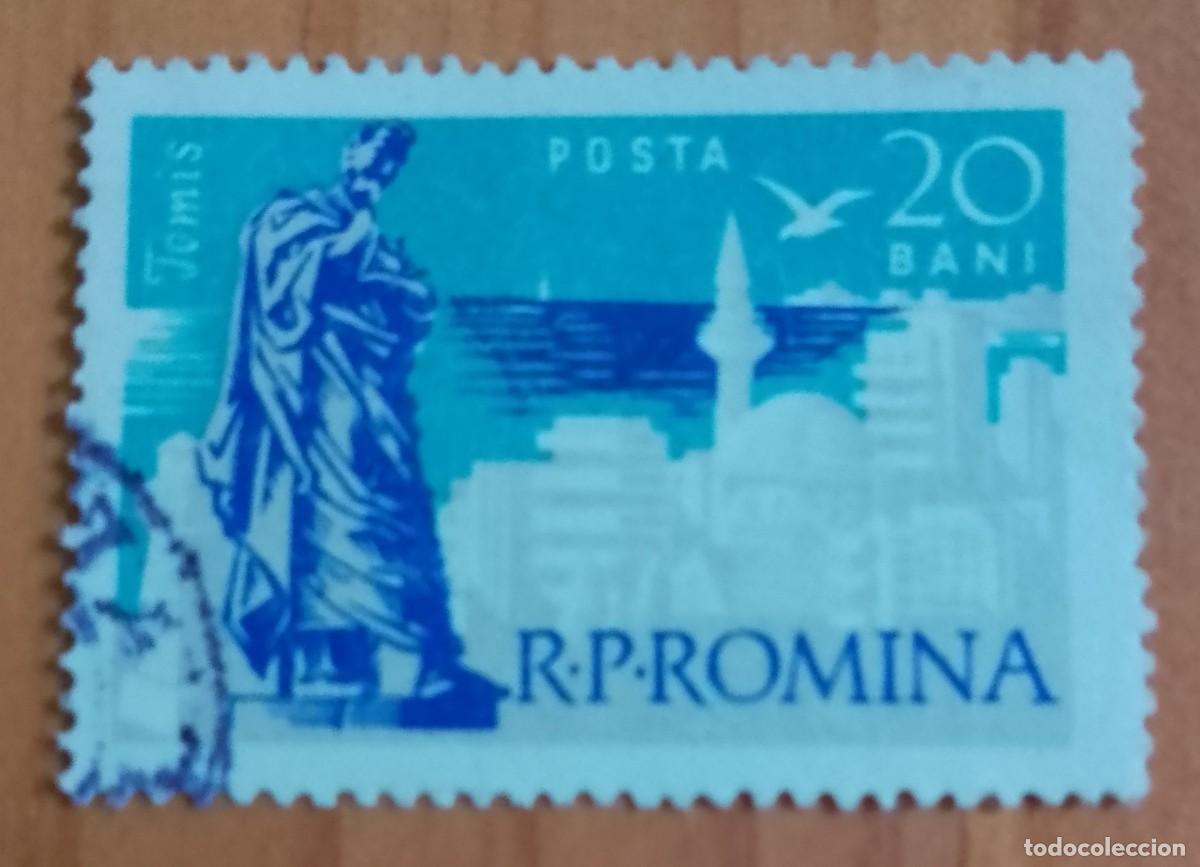 Sellos: RUMANIA - 20 BANI - A&Ntilde;O 1960 - IGLESIA DE TOMIS O DE TOMI - VER DESCRIPCI&Oacute;N.