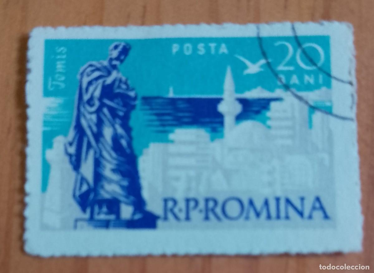 Sellos: RUMANIA - 20 BANI - A&Ntilde;O 1960 - IGLESIA DE TOMIS O DE TOMI - VER DESCRIPCI&Oacute;N.