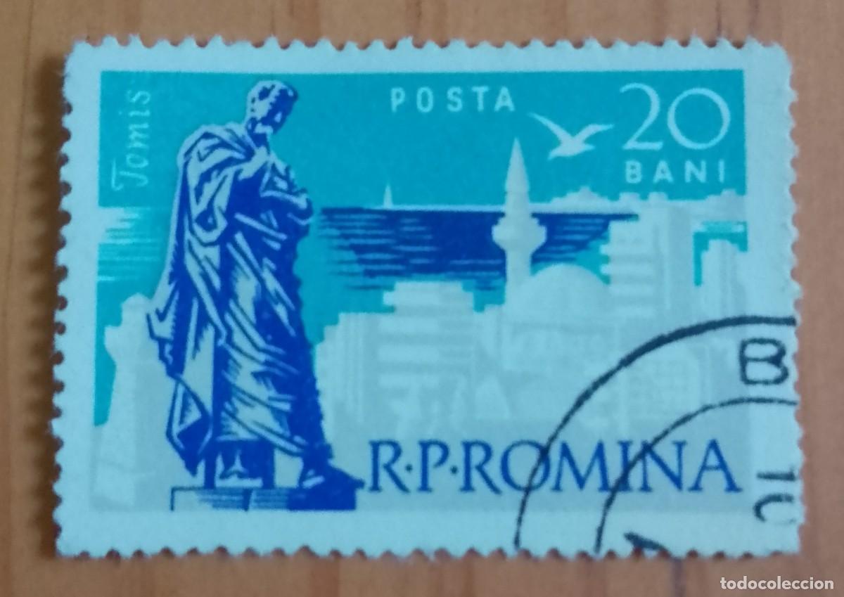 Sellos: RUMANIA - 20 BANI - A&Ntilde;O 1960 - IGLESIA DE TOMIS O DE TOMI - VER DESCRIPCI&Oacute;N.