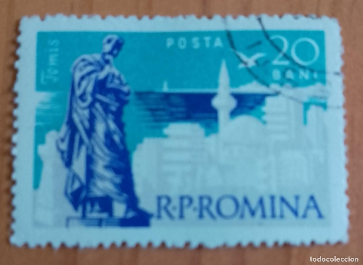 Sellos: RUMANIA - 20 BANI - A&Ntilde;O 1960 - IGLESIA DE TOMIS O DE TOMI - VER DESCRIPCI&Oacute;N.