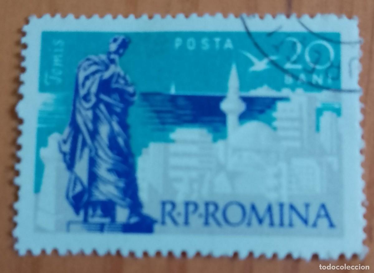Sellos: RUMANIA - 20 BANI - A&Ntilde;O 1960 - IGLESIA DE TOMIS O DE TOMI - VER DESCRIPCI&Oacute;N.