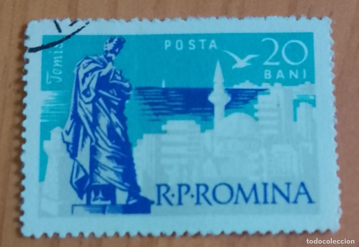 Sellos: RUMANIA - 20 BANI - A&Ntilde;O 1960 - IGLESIA DE TOMIS O DE TOMI - VER DESCRIPCI&Oacute;N.