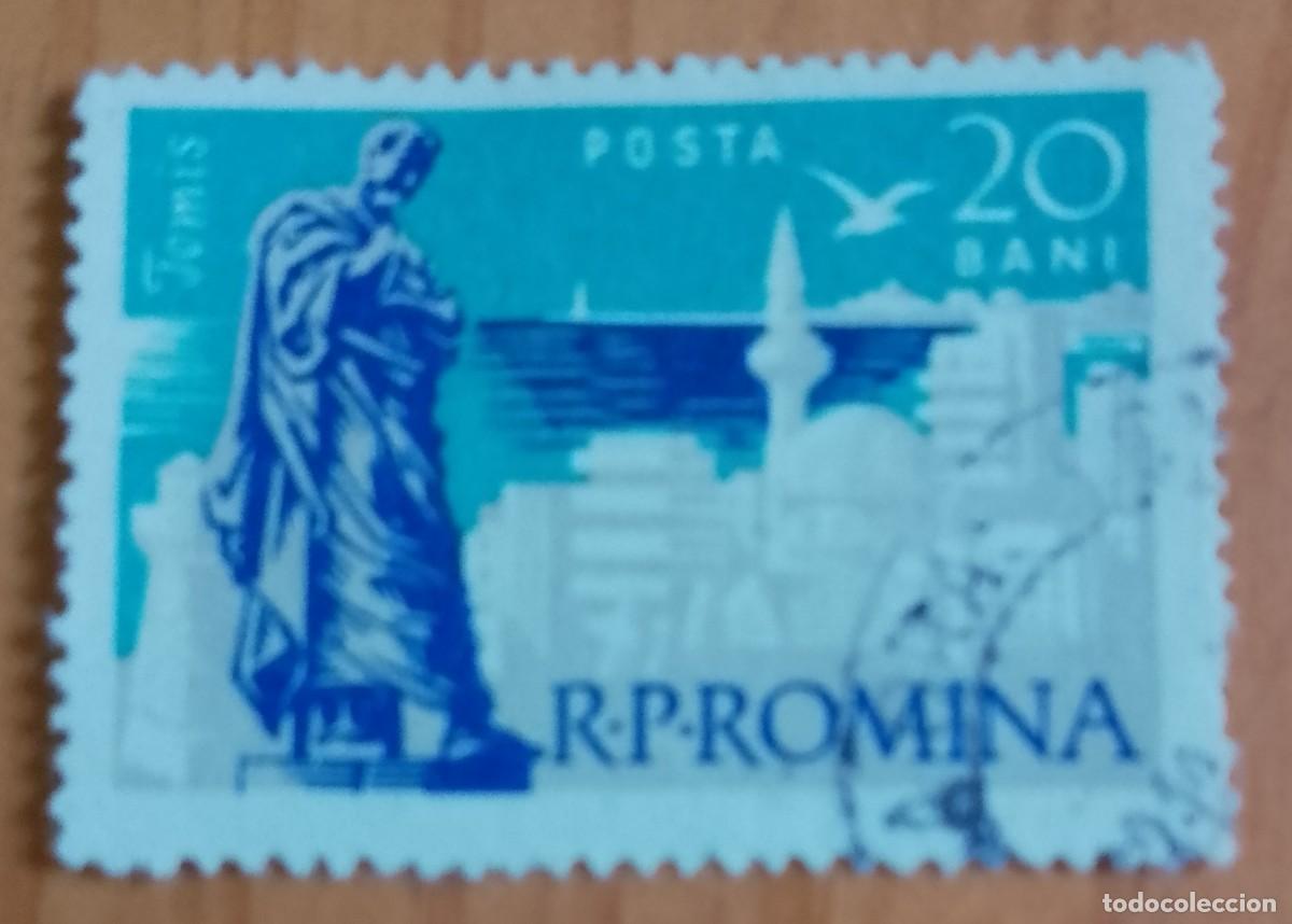 Sellos: RUMANIA - 20 BANI - A&Ntilde;O 1960 - IGLESIA DE TOMIS O DE TOMI - VER DESCRIPCI&Oacute;N.