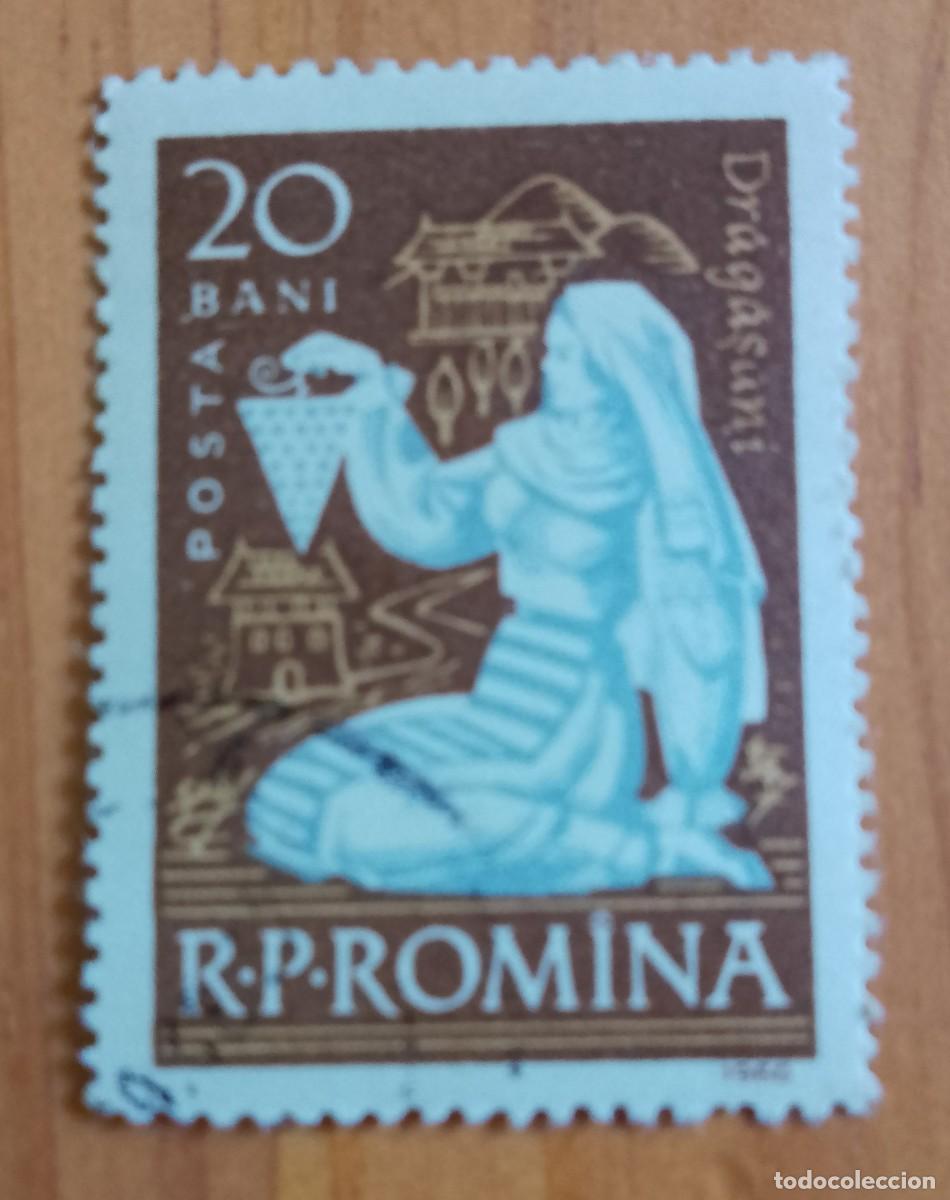 Sellos: RUMANIA - 20 BANI - DRAGASUNI, CIUDAD DE RUMANIA - VER DESCRIPCI&Oacute;N.