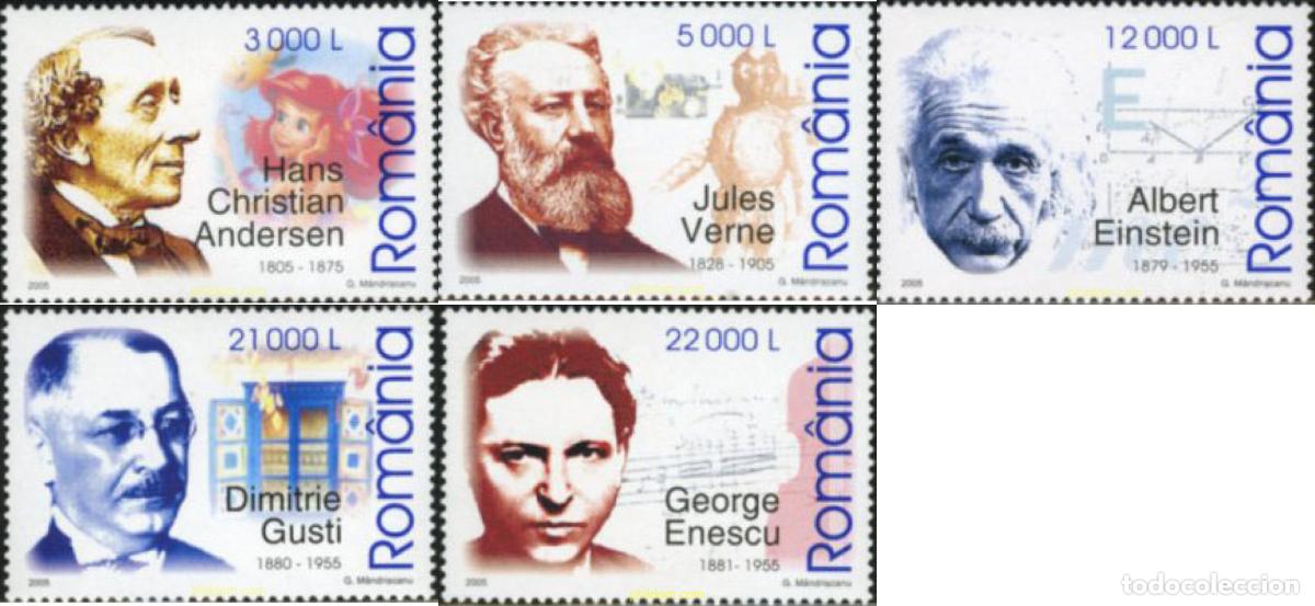 Sellos: 181172 MNH RUMANIA 2005 PERSONALIDADES