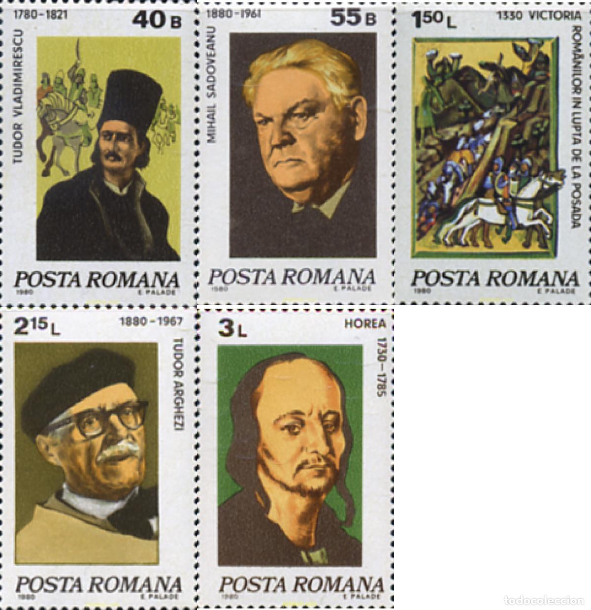 Sellos: 173689 MNH RUMANIA 1980 ANIVERSARIOS
