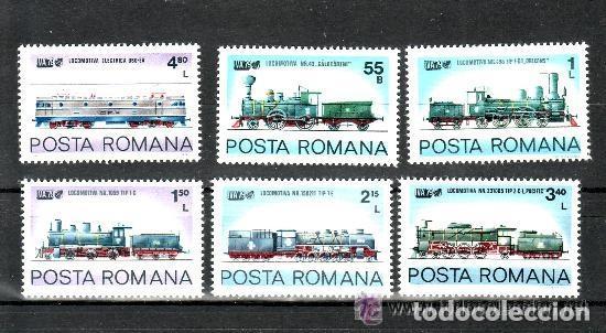 Sellos: Rumania 1979 Ivert 3204/09 *** IVA-79 - Exposici&oacute;n Internacional de Transportes - Locomotoras