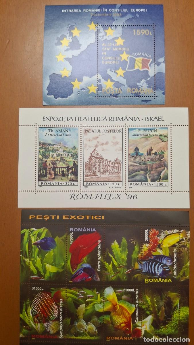 Selos: HB98 HOJITAS BLOQUE de RUMANIA en NUEVO ideal para tematicas (leer descripcion)