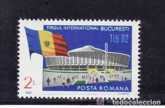 Sellos: Rumania 1982 Ivert 3399 *** TIB-82 - Feria Internacional en Bucarest