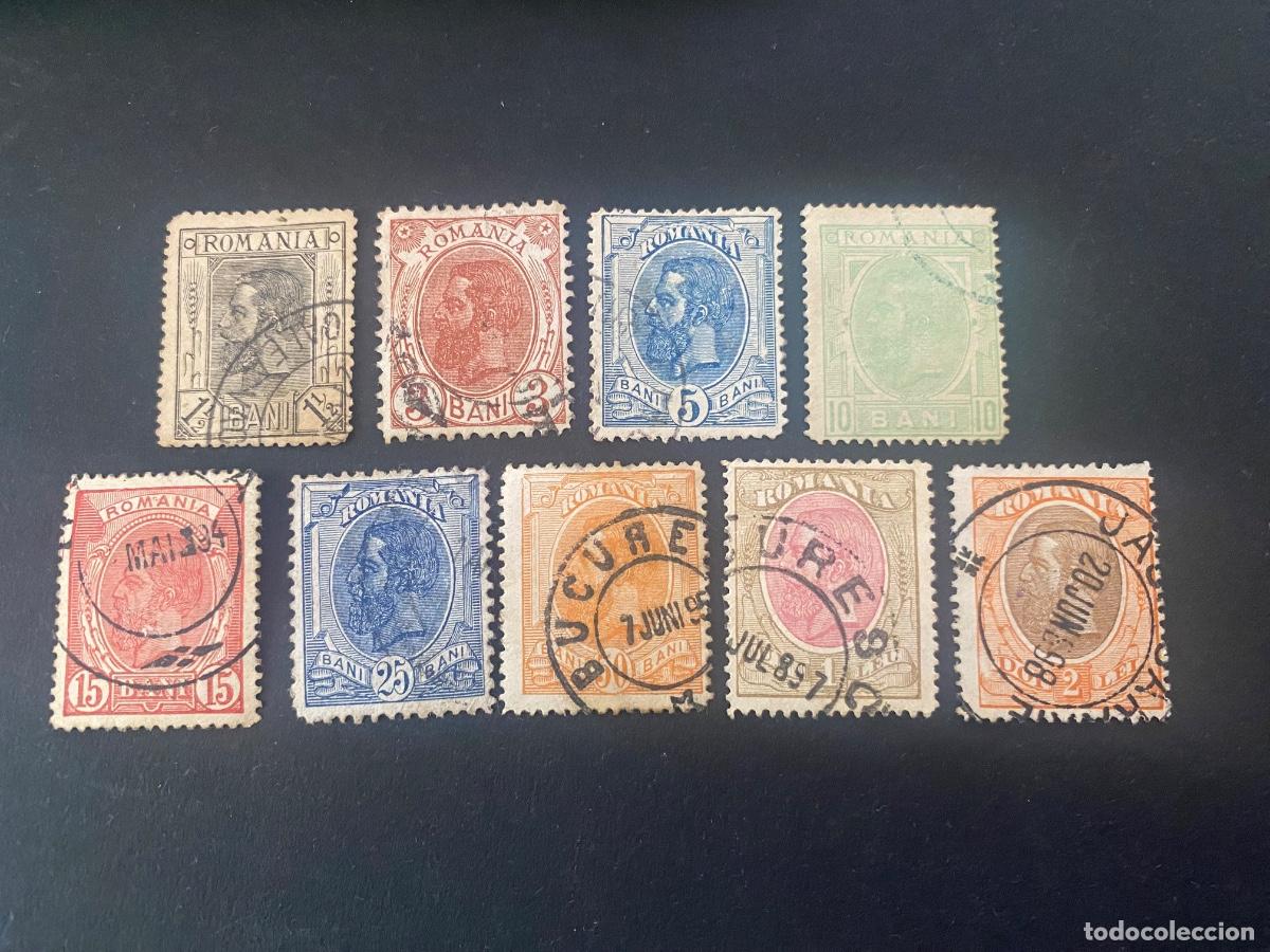 Selos: Rumania sellos antiguos de 1894 serie completa