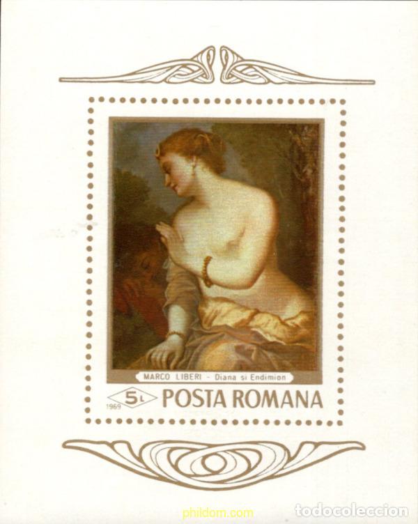 Sellos: 168451 MNH RUMANIA 1969 DESNUDOS CELEBRES