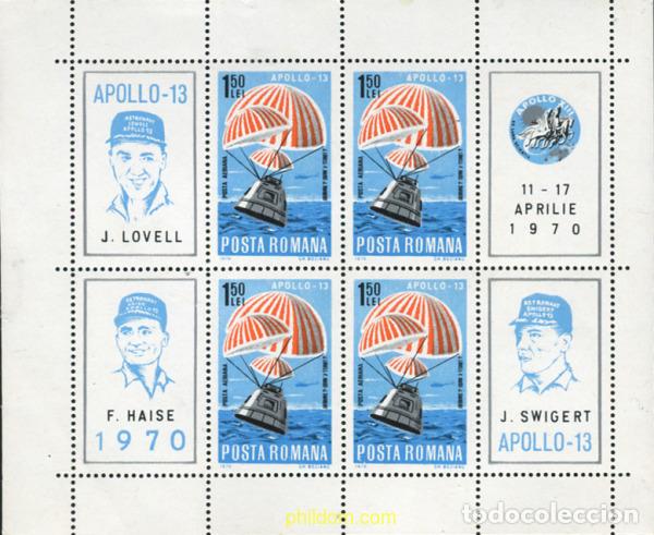 Sellos: 168578 MNH RUMANIA 1970 APOLLO 13