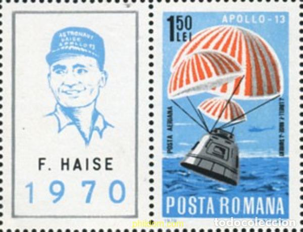 Selos: 796596 MNH RUMANIA 1970 APOLLO 13