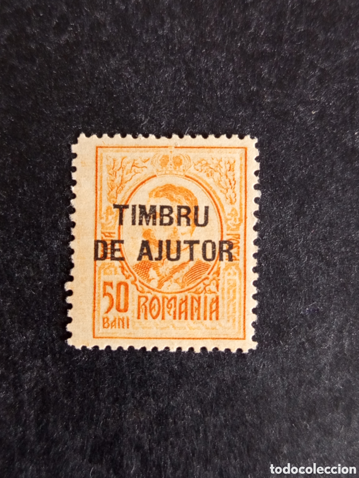 Sellos: Ruman&iacute;a, 1915. Sello ben&eacute;fico. Rey Carlos I. Yv. 234. Pedido m&iacute;nimo 3 &euro;. Ver fotos.