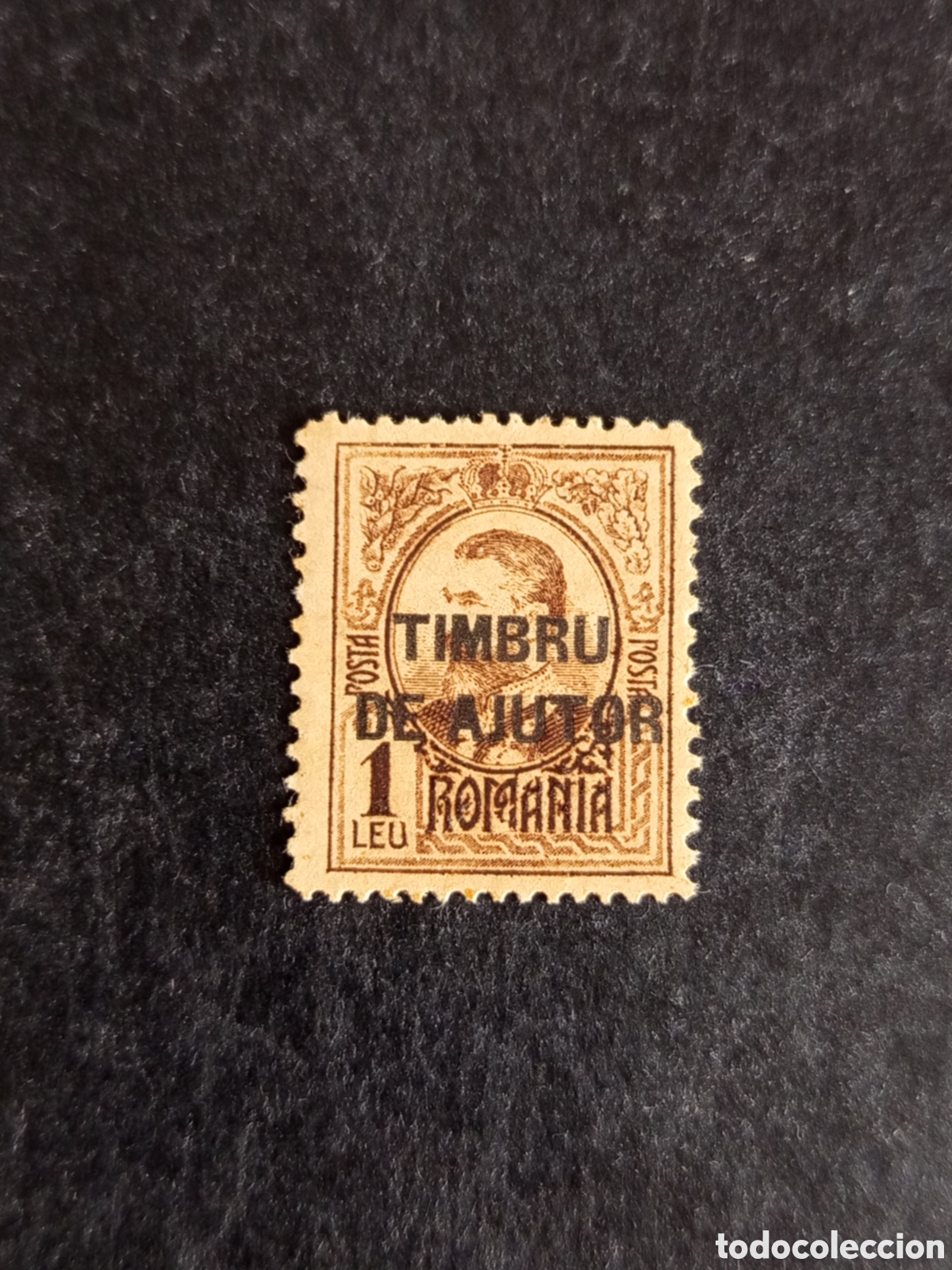Sellos: Ruman&iacute;a, 1915. Sello ben&eacute;fico. Rey Carlos I. Yv. 235. Pedido m&iacute;nimo 3 &euro;. Ver fotos.
