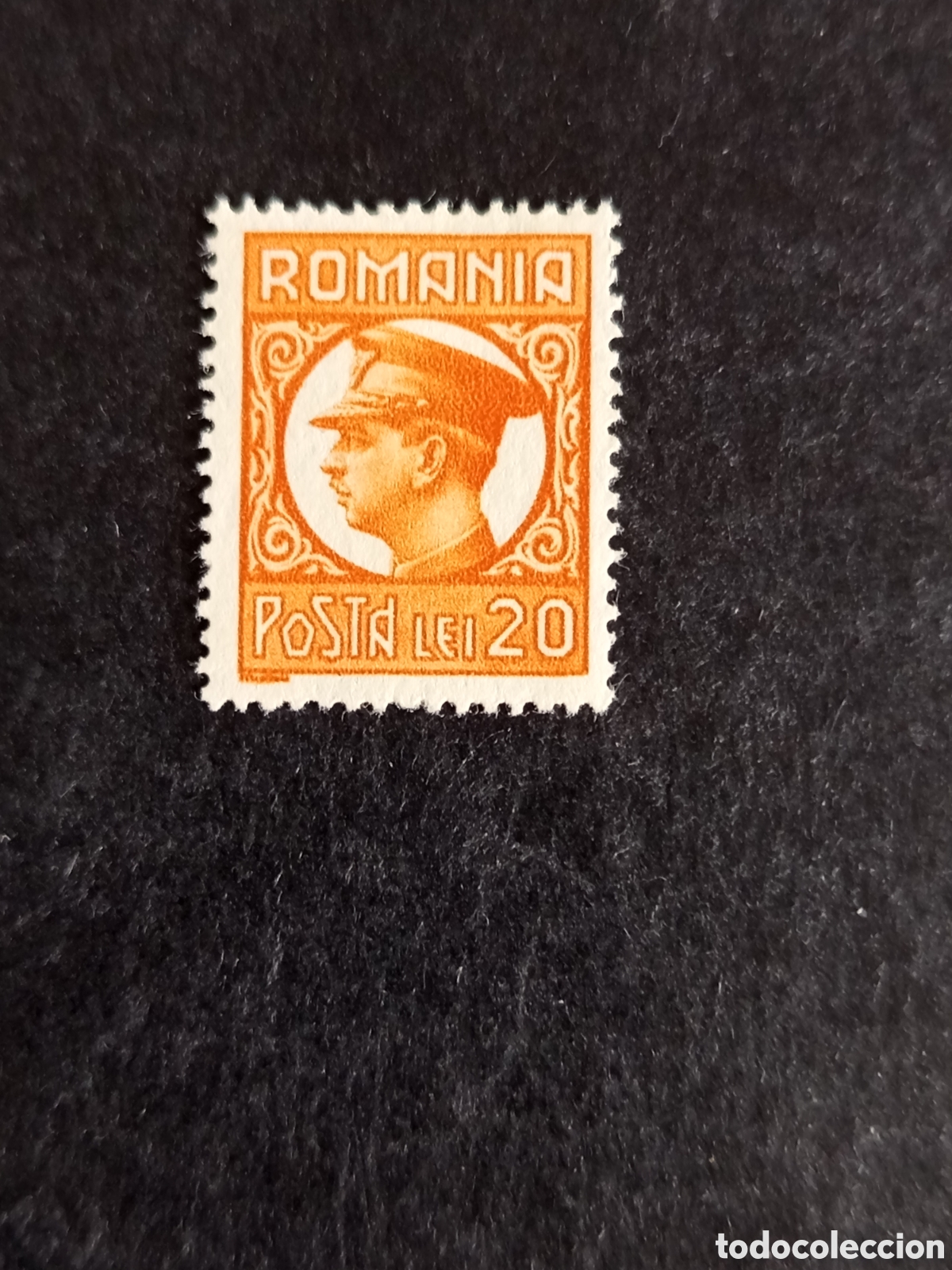 Sellos: Ruman&iacute;a, 1930. Rey Carlos Il. Yv. 398. Pedido m&iacute;nimo 3 &euro;. Ver fotos. El lote es el que se muestra